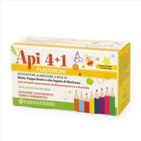 Farmaderbe Api 4+1 Integratore Alimentare, 10 Flaconcini