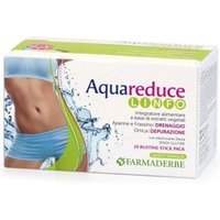 Farmaderbe Aqua Reduce - Linfo Integratore Alimentare gusto Vaniglia, 20 Stick