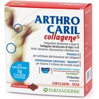 Farmaderbe ArthroCaril - Collagene Jump Integratore Alimentare, 14 Bustine