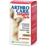 Farmaderbe ArthroCaril - Complex Forte Integratore Articolazioni, 60 Compresse
