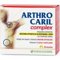 Farmaderbe Arthrocaril - Complex Integratore Alimentare, 20 Buste