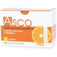 Farmaderbe Asco Integratore Alimentare Vitamina C, 100 Bustine