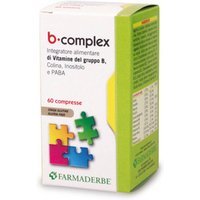 Farmaderbe B Complex Integratore Alimentare, 60 Compresse