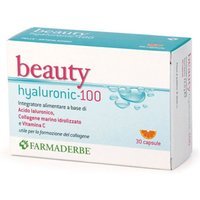Farmaderbe Beauty Hyaluronic 100 Integratore Alimentare, 30 Capsule