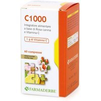 Farmaderbe C 1000 Integratore Alimentare, 60 Compresse