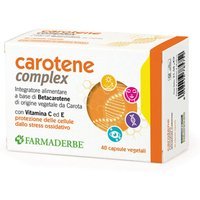 Farmaderbe Carotene Complex Integratore Alimentare, 40 Capsule