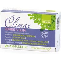 Farmaderbe Climax - Sonno & Slim Integratore Alimentare, 30 capsule