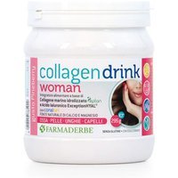 Farmaderbe Collagen Drink Woman Integratore Pelle Unghie Caprelli e Ossa, 295g