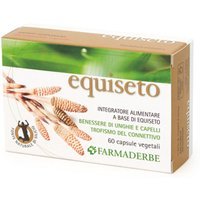 Farmaderbe Equiseto Integratore Alimentare Capelli e Unghie, 60 Capsule