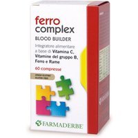 Farmaderbe Ferro Complex Integratore Alimentare, 60 Compresse