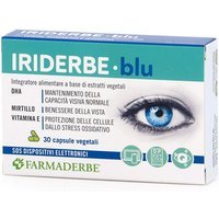 Farmaderbe Iriderbe Blu DHA Benessere della Vista, 30 Capsule