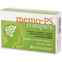 Farmaderbe Memo-Ps Complex Integratore Alimentare, 30 Capsule
