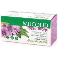Farmaderbe Mucolid Tosse Bronc Integratore Raffreddamento, 15 Bustine x 10ml