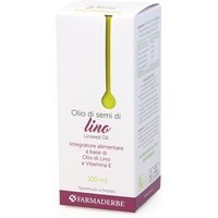 Farmaderbe Olio di Semi di Lino Integratore Alimentare, 100ml