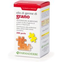 Farmaderbe Olio Germe di Grano Integratore Alimentare, 200 Perle