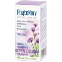 Farmaderbe Phyto Nerv Sos Spray Orale Integratore Alimentare, 30ml