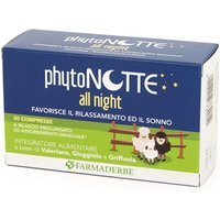 Farmaderbe PhytoNotte All Night Integratore Alimentare, 30 compresse