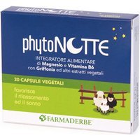 Farmaderbe Phytonotte Integratore Alimentare, 30 Capsule