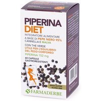 Farmaderbe Piperina Diet Integratore Alimentare, 60 Compresse
