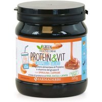 Farmaderbe Protein & Vit Integratore di Proteine al Caramello Salato, 320g