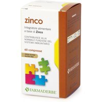 Farmaderbe Zinco Integratore Alimentare, 60 Compresse