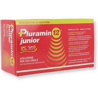 Farma Derma Pluramin 12 - Junior Ice Pop Integratore Alimentare, 14 stick