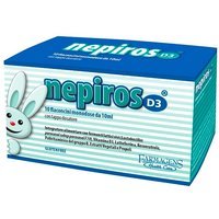 Farmagens Nepiros D3 Integratore Alimentare, 10 Flaconcini