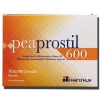 Farmitalia Peaprostil 600 Integratore Alimentare, 16 Bustine Orosolubili