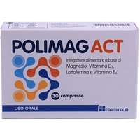 Farmitalia Polimag Act Integratore Alimentare, 30 Compresse