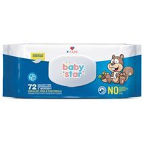 Farvima BabyStar Salviette Detergenti e Idratanti Popup Bebè, 72 Salviette