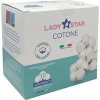 Farvima Ladystar Cotone Assorbenti Giorno con Ali, 10 assorbenti