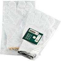 Farvisan Guanto di Filo in 100% Cotone Bianco Misura 7, 1 Paio