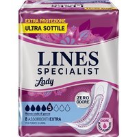 Fater Assorbenti Lines Specialist Lady Extra Ipoallergenici 8 Pezzi