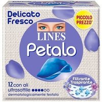 Fater Lines Petalo Blu Assorbente Con Ali 12 Pezzi