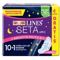 Fater Lines Seta Ultra Assorbenti Notte Cp 10+1 Pezzi