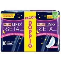 Fater Lines Seta Ultra Assorbenti Notte Vp Dwct 16 Pezzi