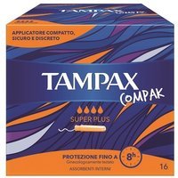Fater Tampax Compak Assorbente Interno Super Plus 16 Pezzi