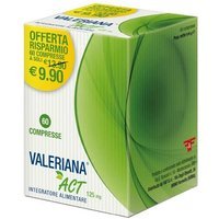 F&F Valeriana Act 125 mg - Integratore rilassamento e benessere mentale, 60 compresse