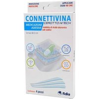 Fidia Connettivina - Cerotto Hi Tech con Acido Ialuronico 8 x 12 cm, 4cerotti