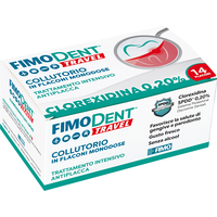 Fimo FimoDent Travel Collutorio Monodose Clorexidina 0,20% 14 Flaconi Da 10 ml