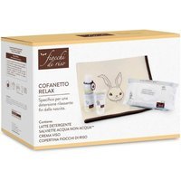 Fiocchi di Riso Cofanetto Relax Latte Detergente + Crema Viso + Salviette + Copertina