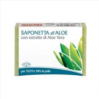 Fior Di Loto Saponetta Biologica All'Aloe Vera, 100g