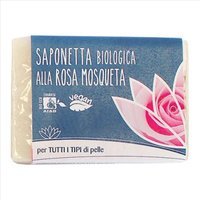 Fior Di Loto Saponetta Biologica Alla Rosa Mosqueta Tutti I Tipi Di Pelle 100 g