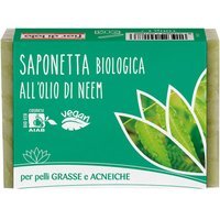 Fior di Loto Saponetta Biologica all'Olio di Neem, 100g