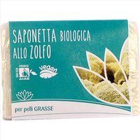 Fior Di Loto Saponetta Biologica Allo Zolfo Per Pelli Grasse, 100g