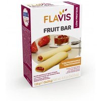 Flavis Fruit Bar Barretta Aproteica con Fragola, 125g
