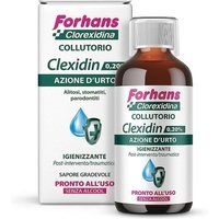 Forhans Clexidin 0,20% Collutorio Antisettico Senza Alcool 200 ml