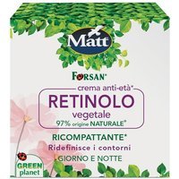 Forsan Crema Viso Anti Età Retinolo Vegetale Ricompattante, 50ml