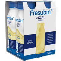 Fresenius Kabi Fresubin 2kcal Drink Vaniglia Integratore Iperproteico Nutrizionale, 4 Flaconi x 200ml