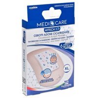 GammaDis MediCare - Cerotti Azione Cicatrizzante con Acido Ialuronico Misura 5 x 7,5 cm, 6 Pezzi